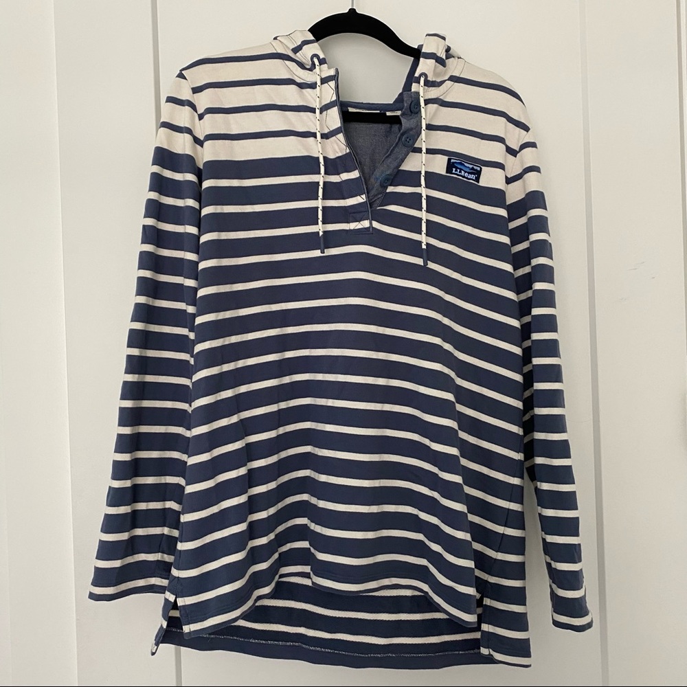 L.L. Bean Soft Cotton Rugby, Hoodie Pullover